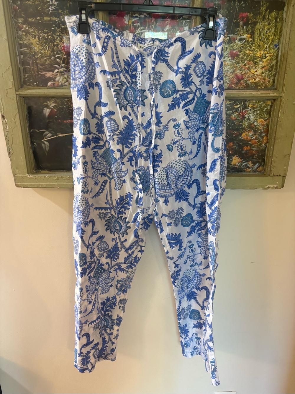 Roller Rabbit Blue Pajama Bottoms XS